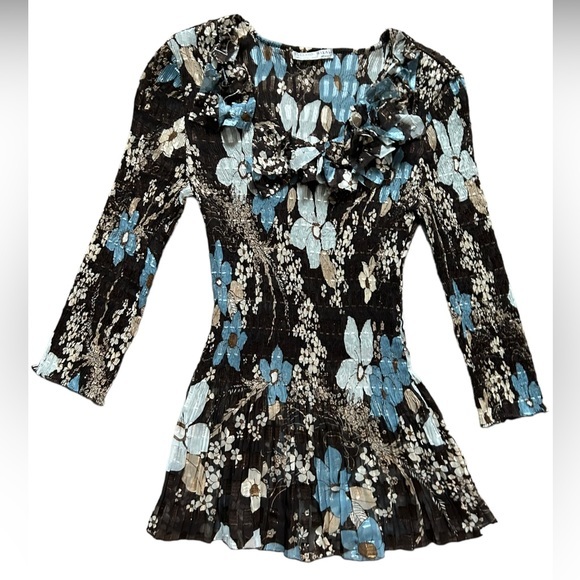 Alberto‎ Makali Sheer Floral Dress/Blouse - Picture 1 of 4